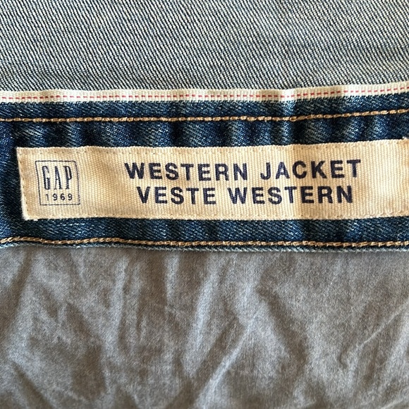 Gap 1969 Western Jean Denim Jacket sz XS/S - Picture 7 of 10